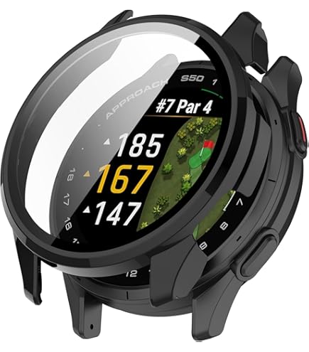 Amazon.co.jp: For ガーミン(GARMIN) Approach S50 ケース 保護 ガラス
